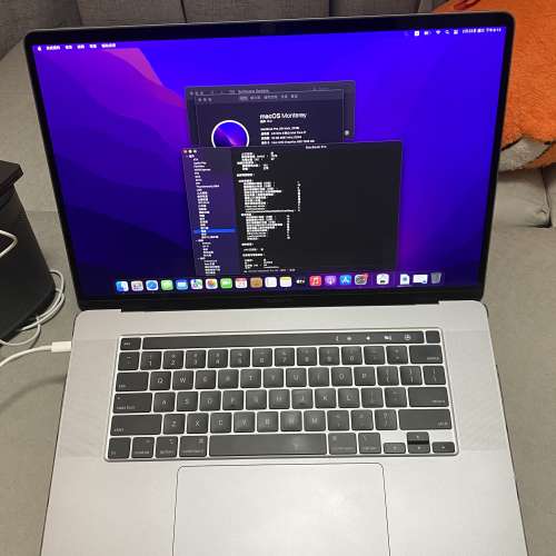 Macbook Pro 16 inch 2019 已裝雙系統， Processed: 2.6 GHz 6-Core Intel Core