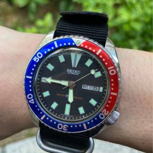 中古1987年絕版珍藏150M潛水錶  Seiko Scuba Watch 6309 735M/Seiko Slim Turtle 6...