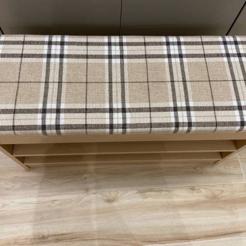 木鞋架儲物櫃連凳