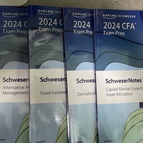 Kaplan CFA Level 3 2024年最新版 Book+Quicksheet