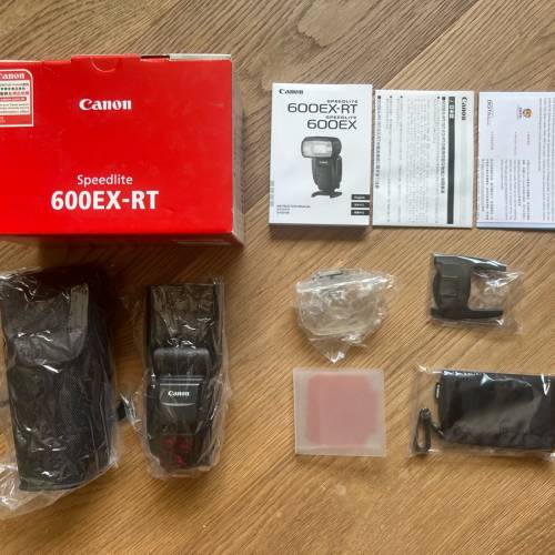 99% CANON SPEEDLITE 600EX-RT 600EX 行貨全齊