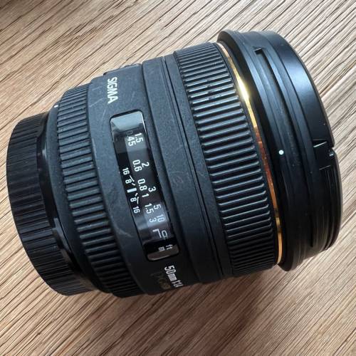 99% SIGMA AF 50mm F/1.4 EX DG HSM FOR CANON 適馬定焦人像鏡 佳能專用