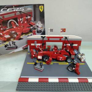 LEGO 8375 Ferrari F1 Pit set (2004) (已砌）