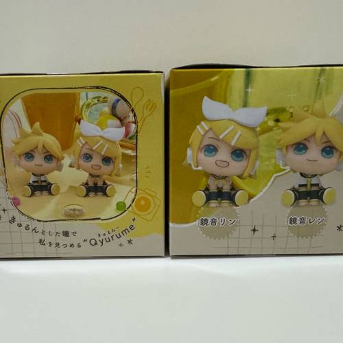 Sega 初音 鏡音雙子 鏡音連 鏡音鈴 mini figure 一套兩款 不分售 日本帶回 全新 順...