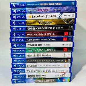 大量PS4中/日文遊戲 $120/每隻（不議價，一次過多要者優先）