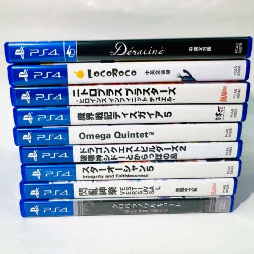 大量PS4中/日文遊戲 $120/每隻（不議價，一次過多要者優先）