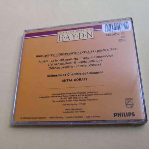 HAYDN ESZTERHAZA OPERA CYCLE 德版銀圈
