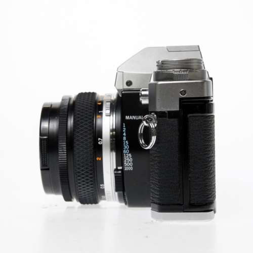 Olympus OMF 35mm SLR Film Camera with OM-System Zuiko Auto-S 50mm f/1.8 Lens