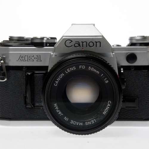 Canon AE-1 35mm SLR Film Camera with 50mm f/1.8 Lens