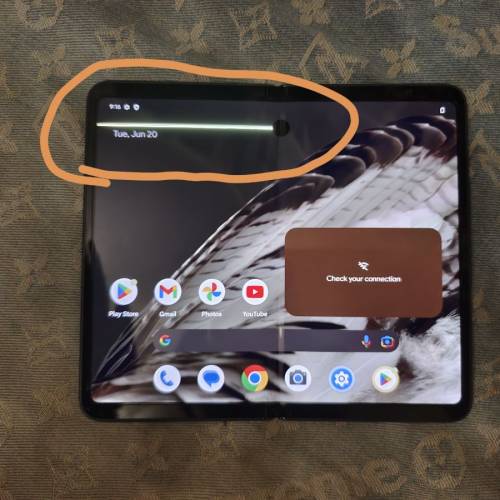 Google Pixel Fold 256GB 歐版屏有線點正常使用 新淨