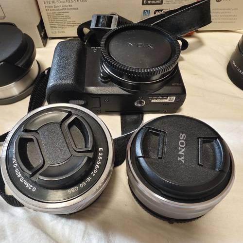 sony a5100+3支鏡及2支接鏡