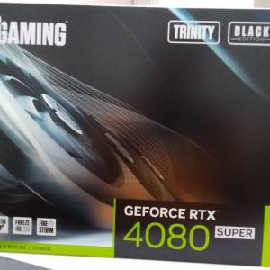 港行全新未拆封  ZOTAC GAMING GeForce RTX 4080 SUPER Trinity Black Edition 16G...