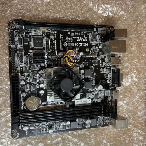 二手 BIOSTAR A68N-5600E 4核 DDR3 ITX MB