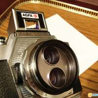 Agfa 135片幅雙鏡反光相機 極端稀有古典德國珍藏 $3800
