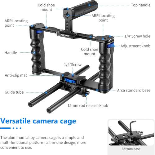 NEEWER CG-MF Aluminum Alloy Camera Cage Kit  多功能通用全相機籠