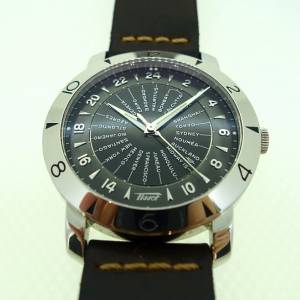 9成9新瑞士Tissot Heritage Navigator 160th Anniversary GMT watch