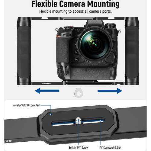 Neewer CA016 Universal Camera Cage with Dual Grip 通用全相機籠