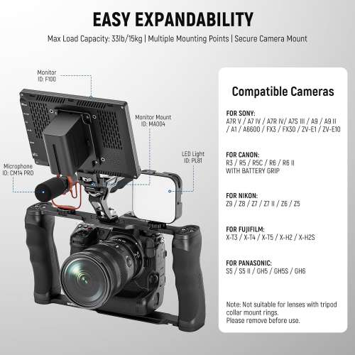 NEEWER CA016T Universal Camera Cage 多功能通用全相機籠