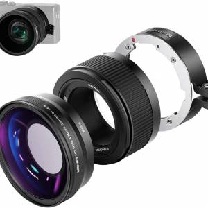 NEEWER 2 in 1 Wide Angle & 10x Macro Additional Lens for Canon G7X Mark III