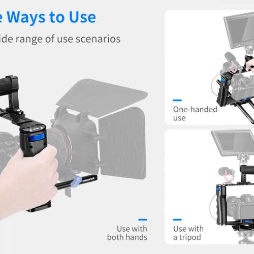 NEEWER VS107 Aluminum Alloy Camera Cage 多功能通用全相機籠 (升級版) - BLUE