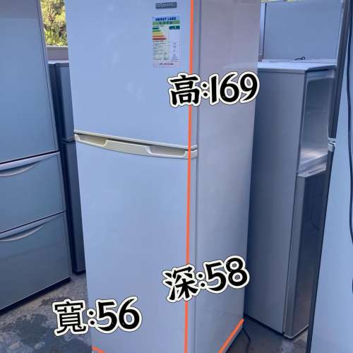 雪櫃 樂信 雙門 RF-B256 白色 100%正常九成新以上 169CM高 #二手電器 #最新款 #清倉...