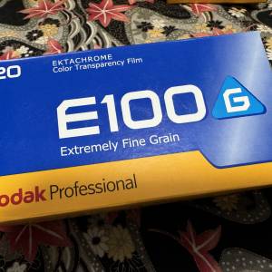 停產  Kodak Professional E100 G colour trans film