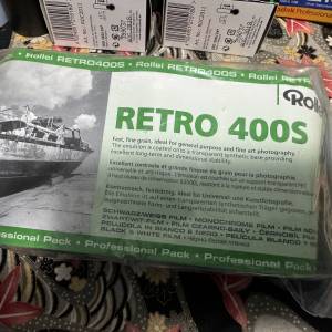 停產 Agfa Rollei Retro 400S 120 B/W neg film