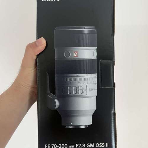 全新行貨 Sony FE 70-200mm F2.8 GM OSS II (30/04/2024 購自Sony Store)