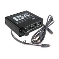 DAC 數碼/模擬音頻轉換器 高清HDTV適用 光纖轉3.5mm/RCA輸出