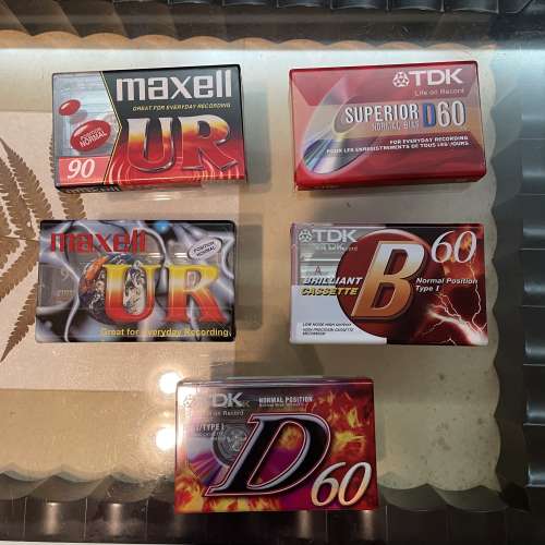 maxell tdk casstle 卡式帶全新 walkman