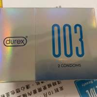 全新未開封 Durex 杜蕾斯003安全套 高延伸水性聚氨酯 2片裝 condom