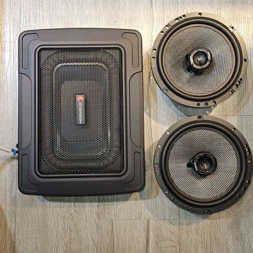 車用一件超低音2隻Focal-165A喇叭