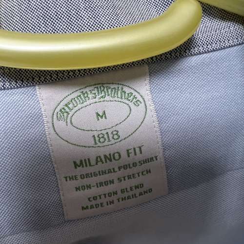 Brooks Brothers 淺藍色 裇衫 Milano Fit M Size 中碼 (只曾穿著一次)