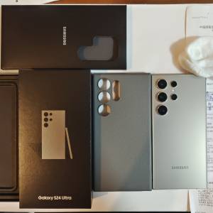 4月買,99999%新,香港行貨,灰色Samsung s24u s24 ultra dual 雙卡 5G, 有盒有單