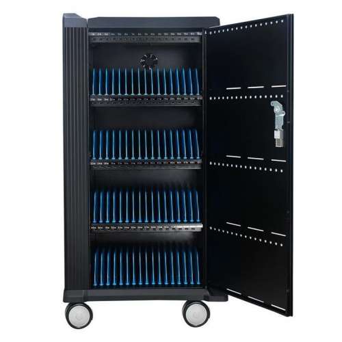 aMagic - 64 Slots Mobile Tablet USB Charging & Sync Cart S2.0 Trolley