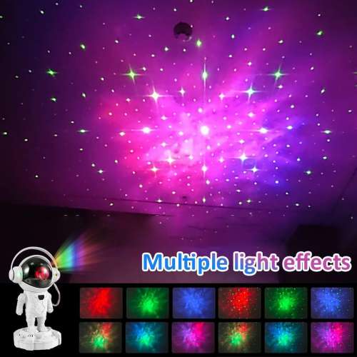 Active-Lights Astronaut Galaxy Star Projector with Bluetooth Speaker