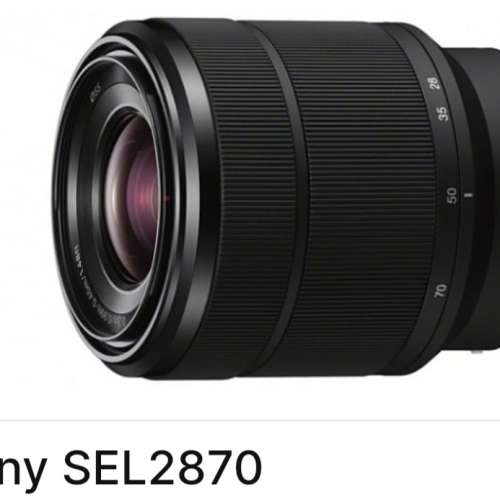 全新 Sony SEL2870 FE 28-70mm f/3.5-5.6 OSS (拆 kit 鏡) - 全新水貨