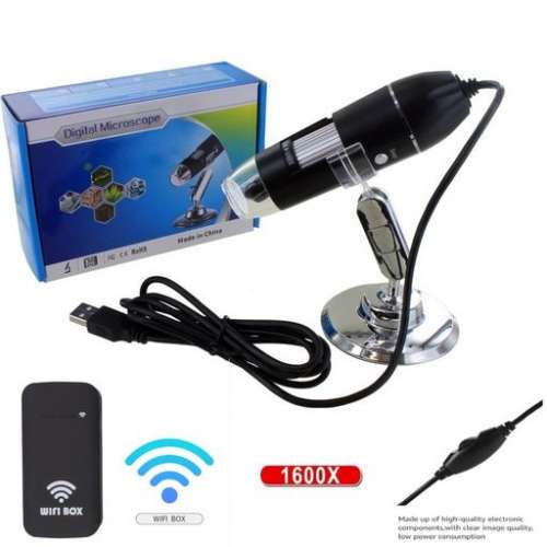 WiFi Version Digital Microscope With Stand 電子顯微鏡 (500x、1000x、1600x)