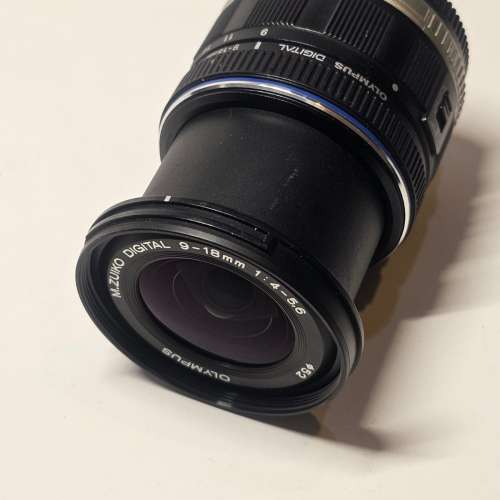 Olympus M.ZUIKO DIGITAL ED 9-18mm F4.0-5.6 for M43 mount (ONLY USABLE AT 9mm)