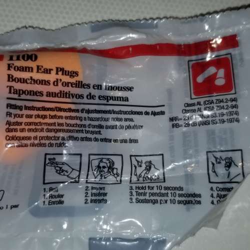 3M 耳塞 4對一套價 Earplug Total 4 Pairs One Set Price