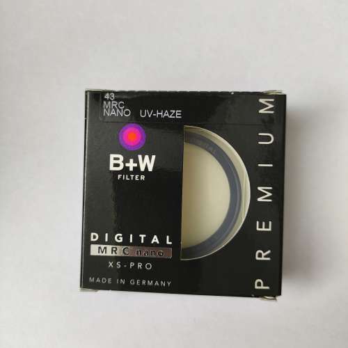 B+W XS-Pro UV MRC Nano (010M) 43mm filter