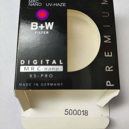 B+W XS-Pro UV MRC Nano (010M) 43mm filter