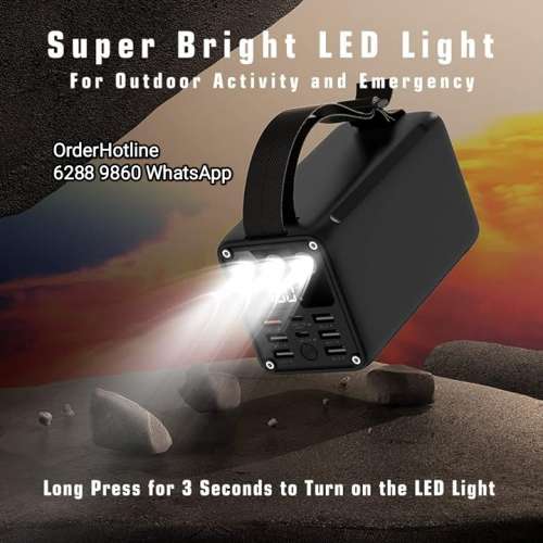 Power Bank 高品質充電寶 60000 mAh 移動電源 高靈敏度數碼顯示屏 + 照明功能