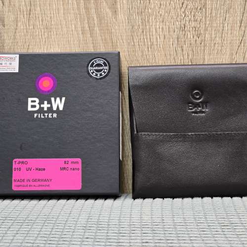 B W Beschermingsfilter, Clear Filter 007 MRC Basic 82 mm (16x vergütt, Professional), 1101262, Zwart