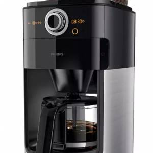 Philips 全自動咖啡機 HD7762 Grind & Brew 滴漏式即磨咖啡機HD7762 (比HD5120 好)