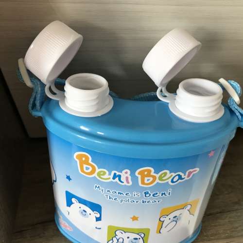 全新 馬口鐵瓶身 雙飲水壼 獨立內膽 可裝不同飲品 ，油麻地交。