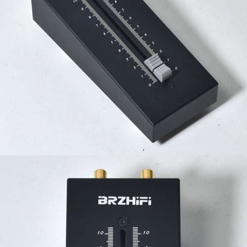 全新品，全铝CNC工艺 128mm推子无源前级 音量调节 高质感小调音台