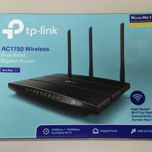 TP Link Archer C7 v4 AC1750 Wireless Dual Band Gigabit Router路由器 (港行)