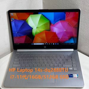 HP Laptop 14s-dq2888TU(i7-11代/16GB/512GB SSD)