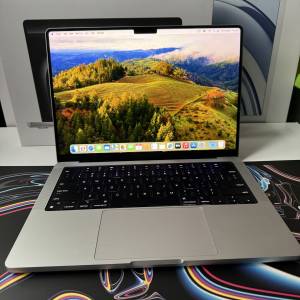Apple MacBook Pro 14” M3 8+512GB 銀色手提電腦有盒
